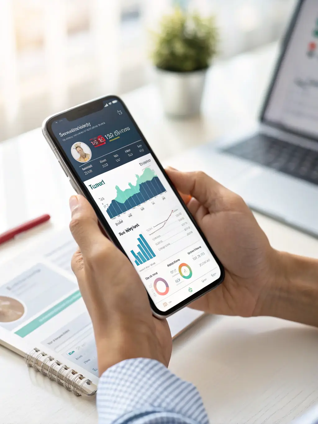 A visual representation of a Windows mobile app running smoothly on a tablet, demonstrating Bentimes' proficiency in developing mobile apps for the Windows ecosystem.