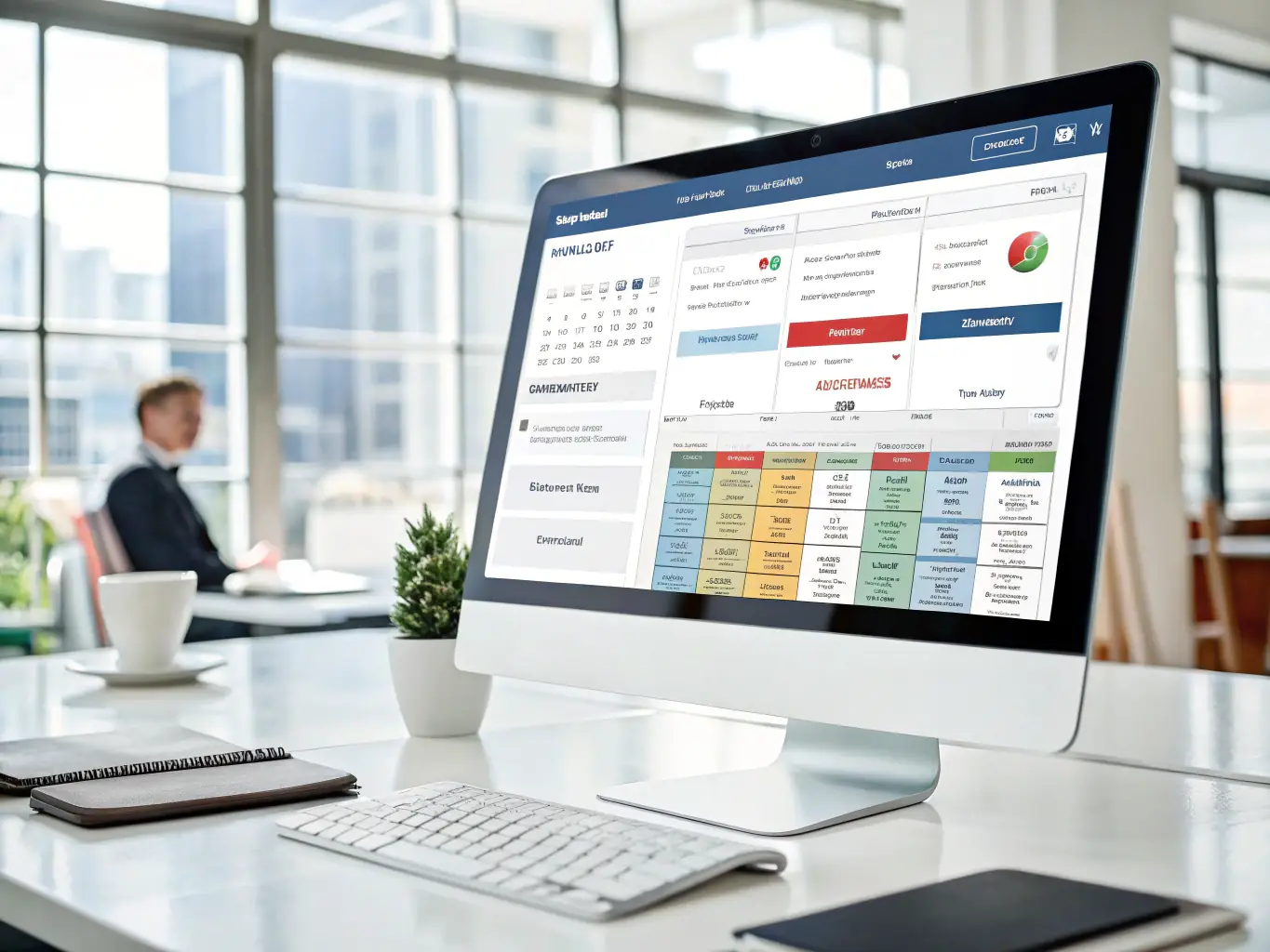 A screenshot of Bentimes' Employee Scheduling App, highlighting its intuitive scheduling interface and communication features for managing employee shifts.